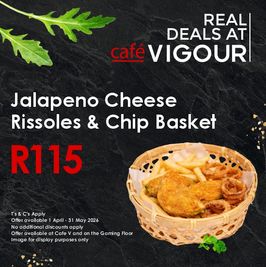 Jalapeno Cheese Rissoles & Chip Basket